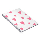 ハートパターン ノートブック (右側)