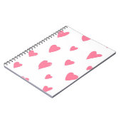 ハートパターン ノートブック (左側)