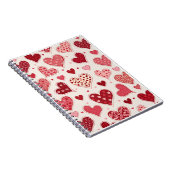 ハートパターン ノートブック (右側)