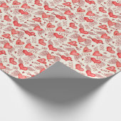 ハートパターン(バレンタインデー) ラッピングペーパー (角)