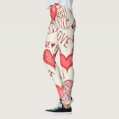 ハートパターン（バレンタインデー） レギンス (左)