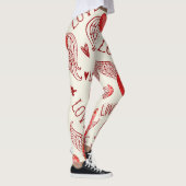 ハートパターン（バレンタインデー） レギンス (右)