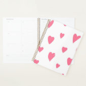ハートパターン プランナー手帳 (ディスプレー)
