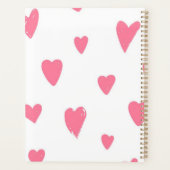 ハートパターン プランナー手帳 (裏面)