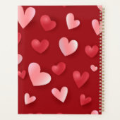 ハートパターン プランナー手帳 (裏面)