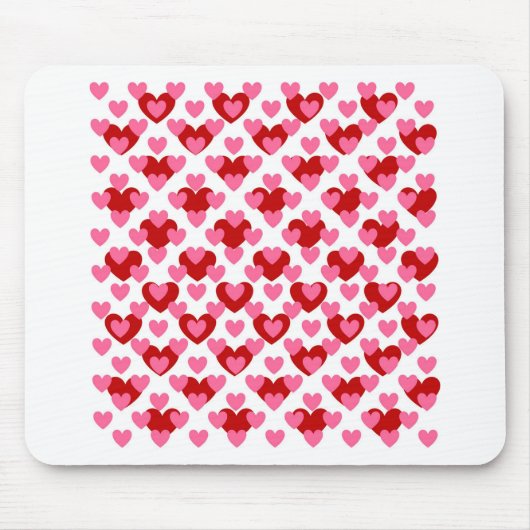 ハートパターン マウスパッド (正面)