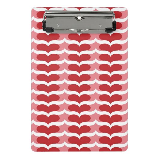 ハートパターン ミニクリップボード (正面)