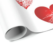 ハートパターン ラッピングペーパー (ロールコーナー)