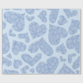 ハートパターン ラッピングペーパー (フラット)