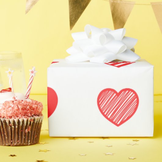 ハートパターン！ ラッピングペーパー (誕生日パーティー)