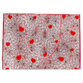 ハートパターン ラージペーパーバッグ (裏面)