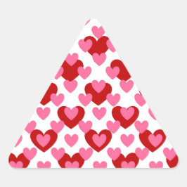 ハートパターン 三角形シール