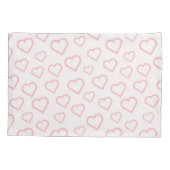 ハートパターン 枕カバー (裏面)