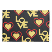 ハートパターン 枕カバー (裏面)