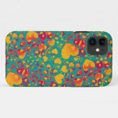 ハートパターン – 海グリーンラブ Case-Mate iPhoneケース (裏面(横))