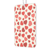 ハートパターン、赤いハート、ハートパターン カーエアーフレッシュナー (左)