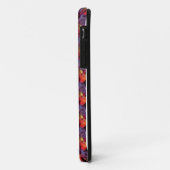 ハートパターン – 赤い紫 Case-Mate iPhoneケース (裏面/左)