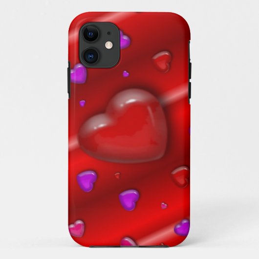 ハートパターン Case-Mate iPhoneケース (裏面)