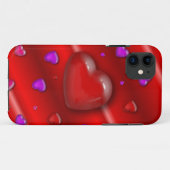 ハートパターン Case-Mate iPhoneケース (裏面(横))