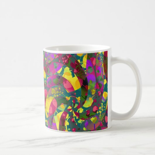 ハートパターンART 12 コーヒーマグカップ (右)