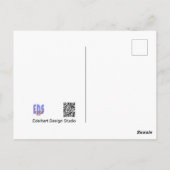 ハートパターンDIYはがき ポストカード (裏面)