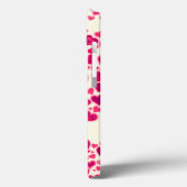ハートパターンhot pink & cream named Case-Mate iPhoneケース (裏面 / 左)