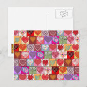 ハートパッチ ポストカード (正面/裏面)