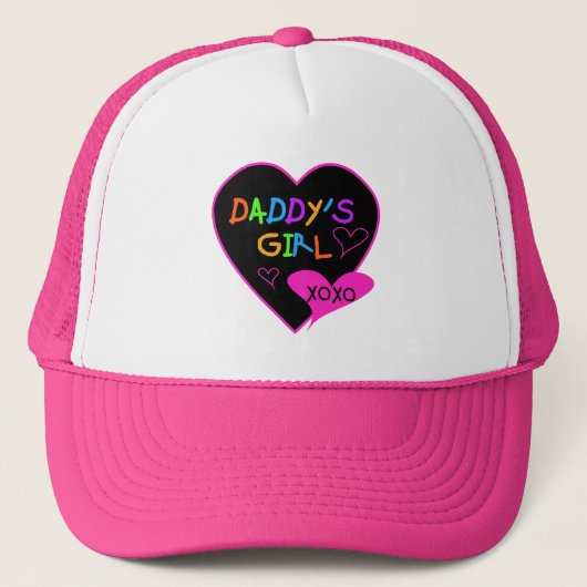 ハートパパの女の子Tシャツとギフト キャップ (正面)