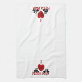 ハートパンダベア キッチンタオル (縦)