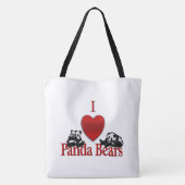 ハートパンダベア トートバッグ (裏面)