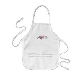 ハートパーソナライズされたエプロン 子供用エプロン