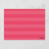 ハートパーソナライズされたカップケーキバレンタインデー ポストカード (裏面)