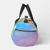 ハートパーソナライズされたズインスカイスモールダッフルバッグ ダッフルバッグ (右)