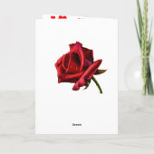 ハートパーソナライズされたデザインバレンタイン写真カード カード (裏面)