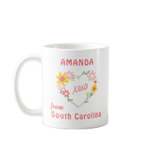 ハートパーソナライズされたフローズンマグ