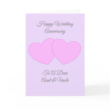 ハートパーソナライズされた伯父結婚周年記念