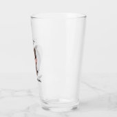 ハートパーソナライズされた写真I Love You タンブラーグラス (左)