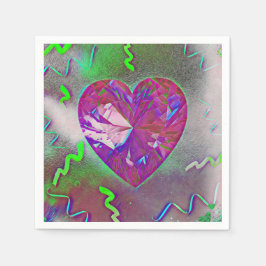 ハートパーティー スタンダードカクテルナプキン