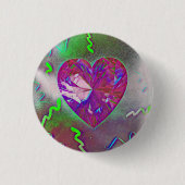 ハートパーティー 缶バッジ (正面)