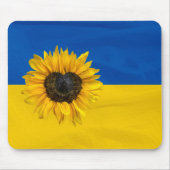 ハートヒマワリ国旗 マウスパッド (正面)