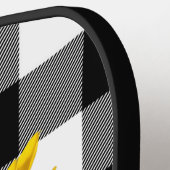 ハートヒマワリ ピックルボールラケット (左詳細)