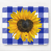 ハートヒマワリ マウスパッド (正面)