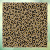 ハートヒョウの模様（天然色） ウィンドウサイン (シート3)