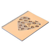 ハートヒョウ、カスタムノートブック ノートブック (左側)