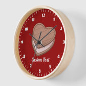 ハートビスケット大時計 壁時計 (傾斜)