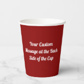 ハートビスケット紙カップ 紙コップ (裏面)