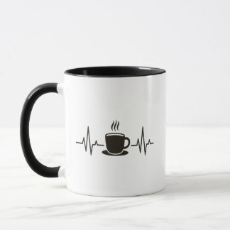 ハートビーおもしろいトコーヒーシャツコーヒーカップ周波数 マグカップ