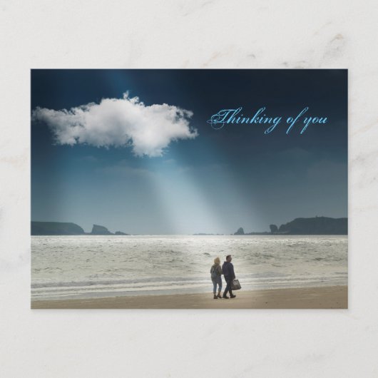 ハートビーチ。 ポストカード (正面)