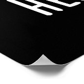 ハートビートおもしろいハートドラマープンダークBG ポスター (角)