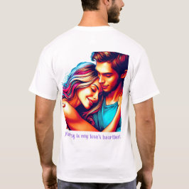 ハートビートを愛する Tシャツ